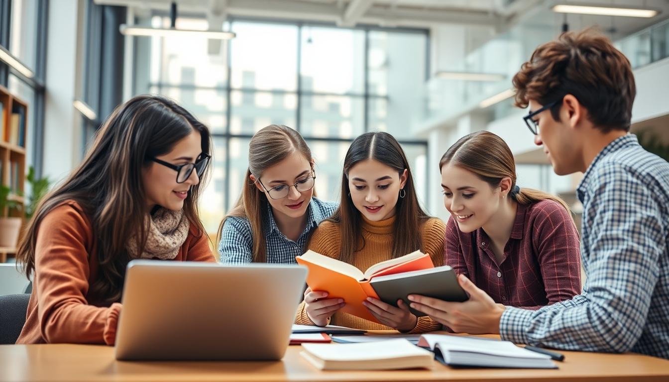 Organized study environment supporting productive learning