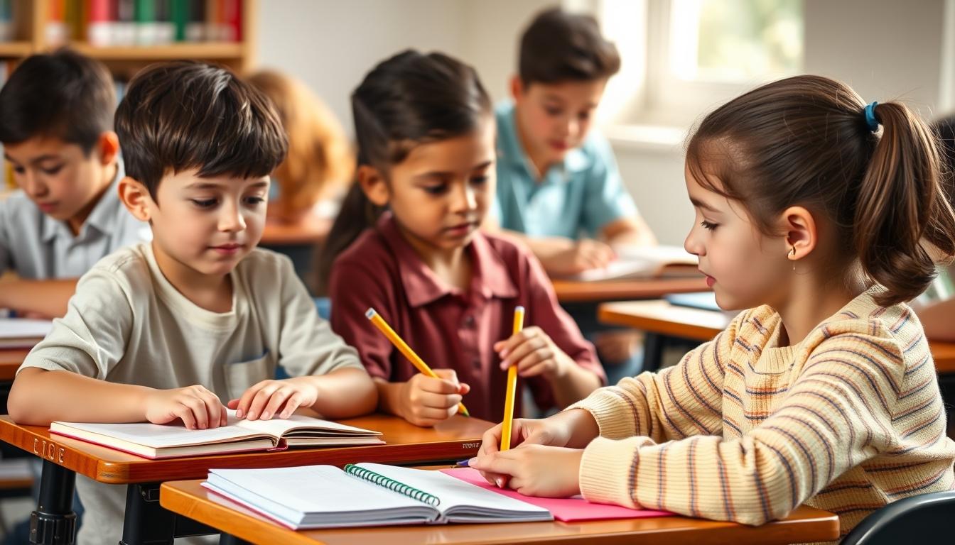 Students working in research laboratory